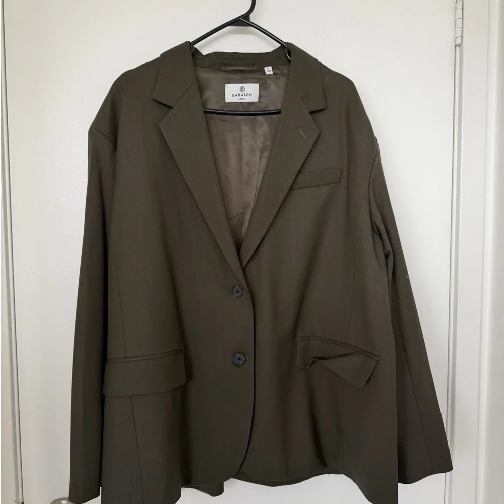 Babaton Dark Olive Blazer - Picture 2 of 11